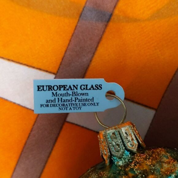 Glass POLAND mouth BLOWN hand painted CHRISTMAS ORNAMENT Nativity - Picture 8 of 8